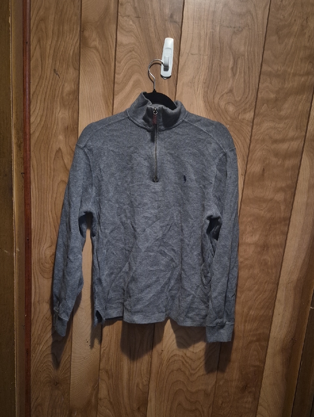 Polo by Ralph Lauren Gray Half-Zip Pullover